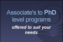 Associalte's to PhD level programs